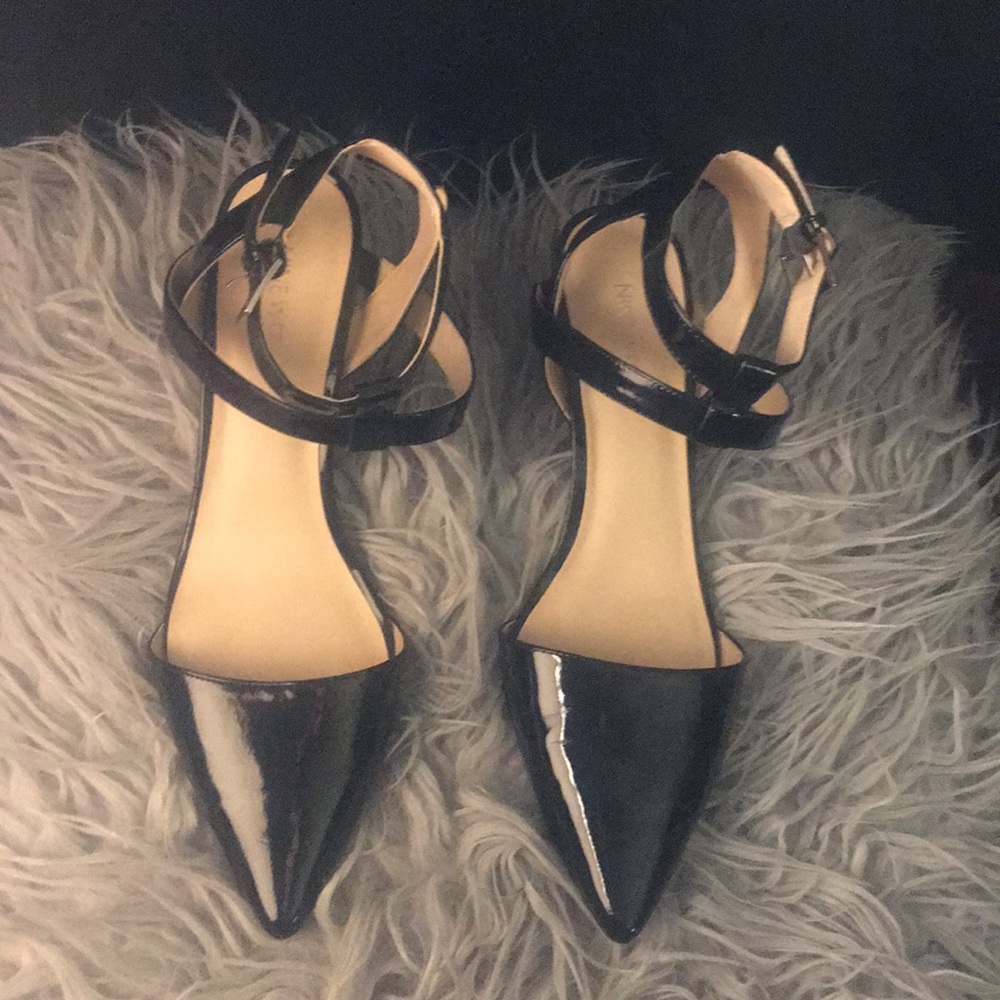 Nine West Ankle Strap Kitten Heels